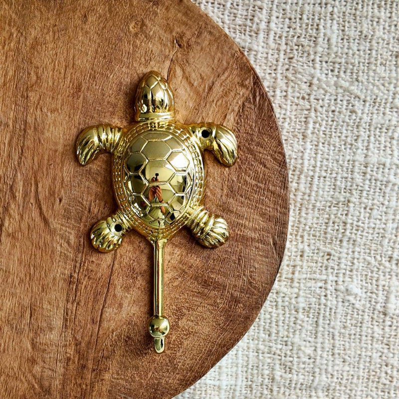 NEW Brass Sea Turtle Hook