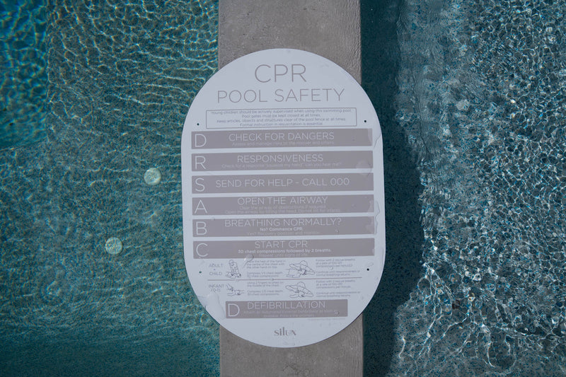 Oval CPR Sign - Sand - National Compliance