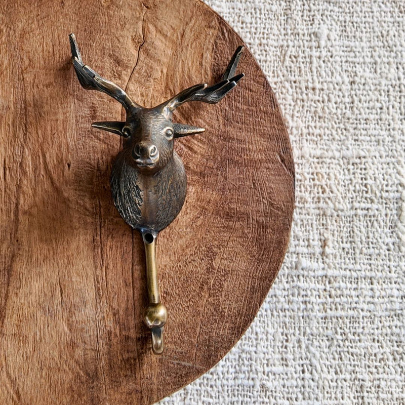 NEW Brass Stag Hook
