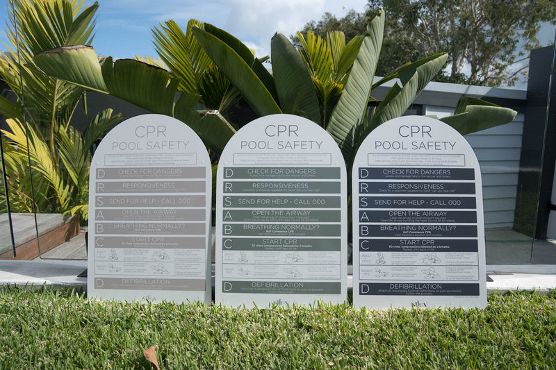 Arch CPR Sign - Sand - National Compliance