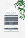 Arch CPR Sign - Charcoal - National Compliance