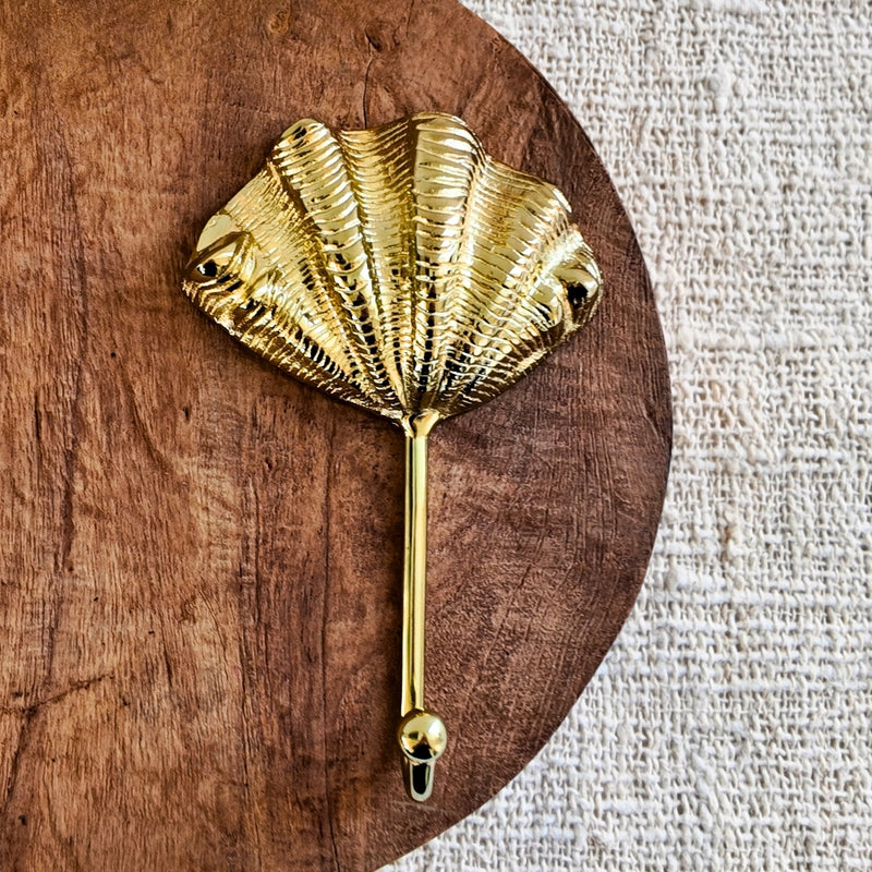 Brass Clam Shell Hook