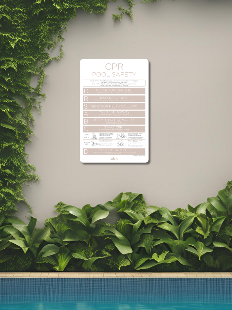 NEW - Rectangle CPR Sign - Fawn - National Compliance