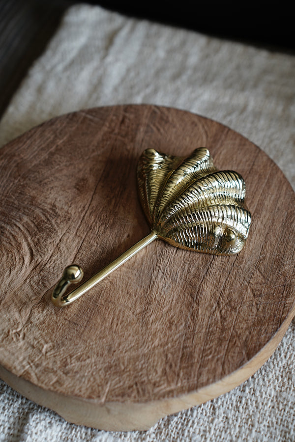 Brass Clam Shell Hook