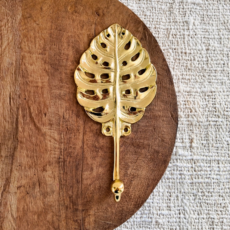 Brass Monstera Hook