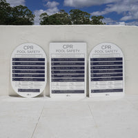 Arch CPR Sign - Navy - National Compliance