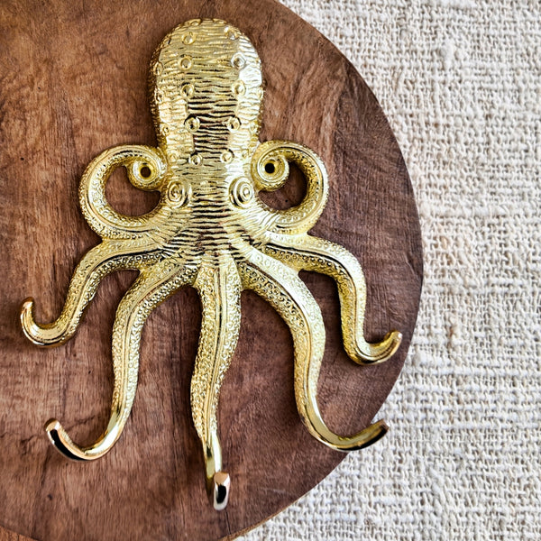 Brass Octopus Hook
