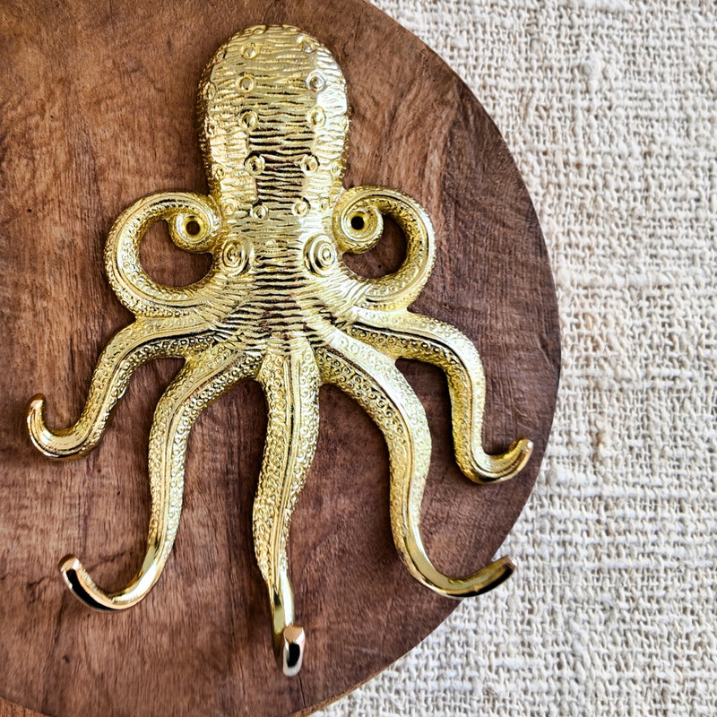 Brass Octopus Hook