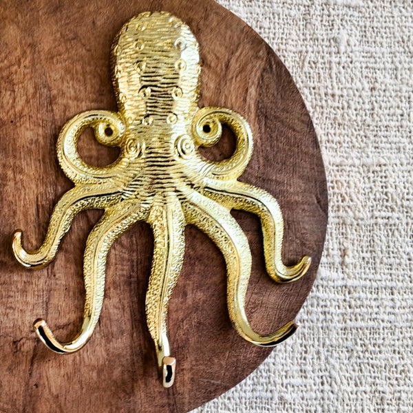 Brass Octopus Hook