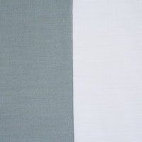 Close-up of the sage and oat umbrella fabric