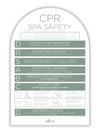 Arch SPA CPR Sign - Sage - National Compliance