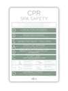 Rectangle SPA CPR Sign - Sage - National Compliance