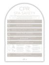 Arch SPA CPR Sign - Sand - National Compliance