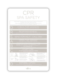 Rectangle SPA CPR Sign - Sand - National Compliance