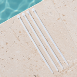 4 x White Cable Ties - Perfect for Traditional Aluminium Pool Fencing