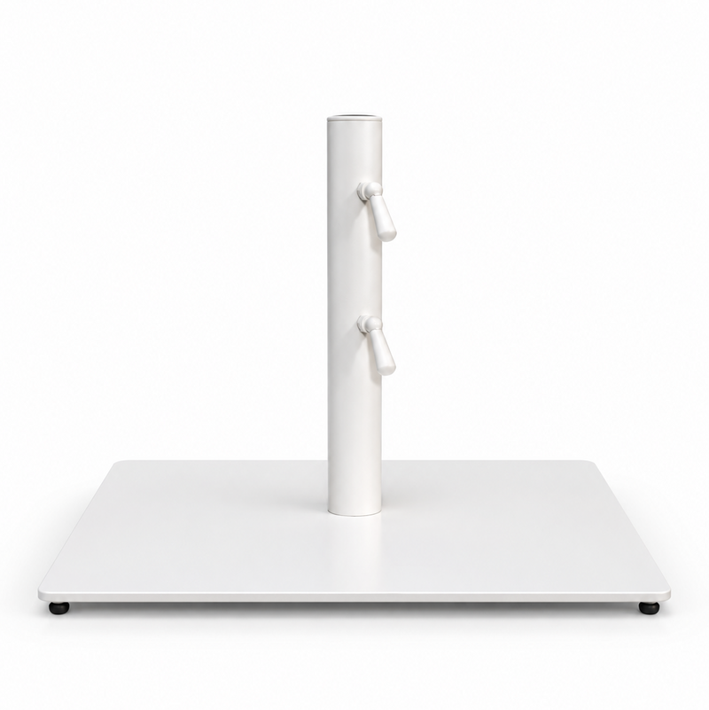 Square Umbrella Base - White