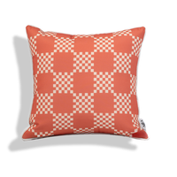 Element Check Earth  - 45×45cm Outdoor Pillow