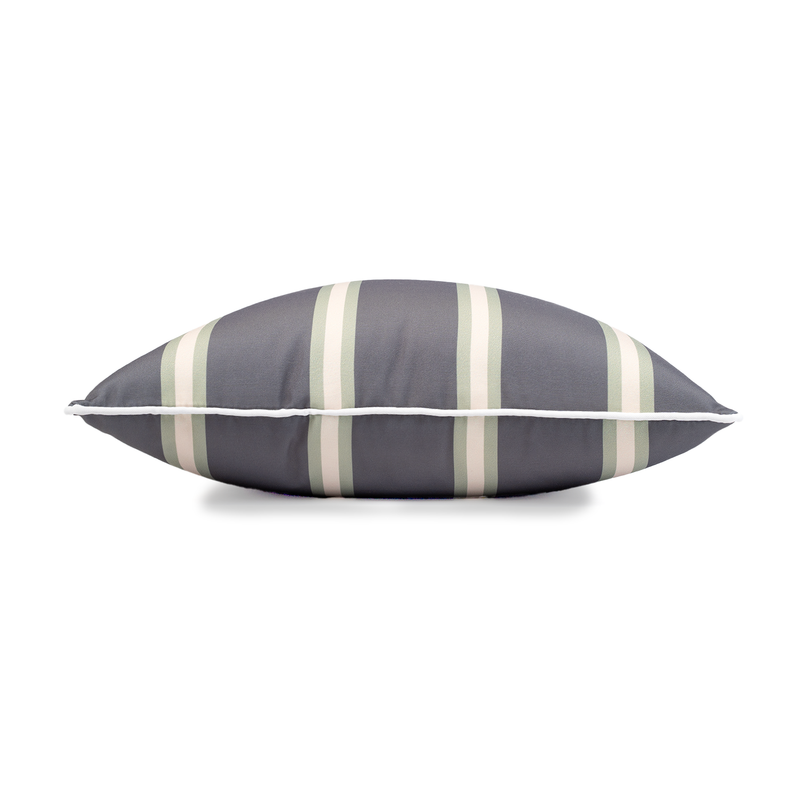Element Stripe Sage  - 45×45cm Outdoor Pillow